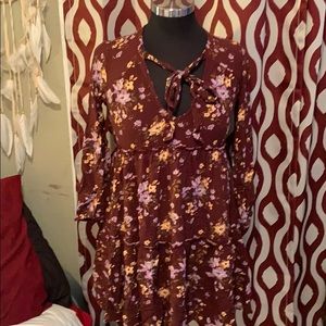 American Eagle boho flowy dress